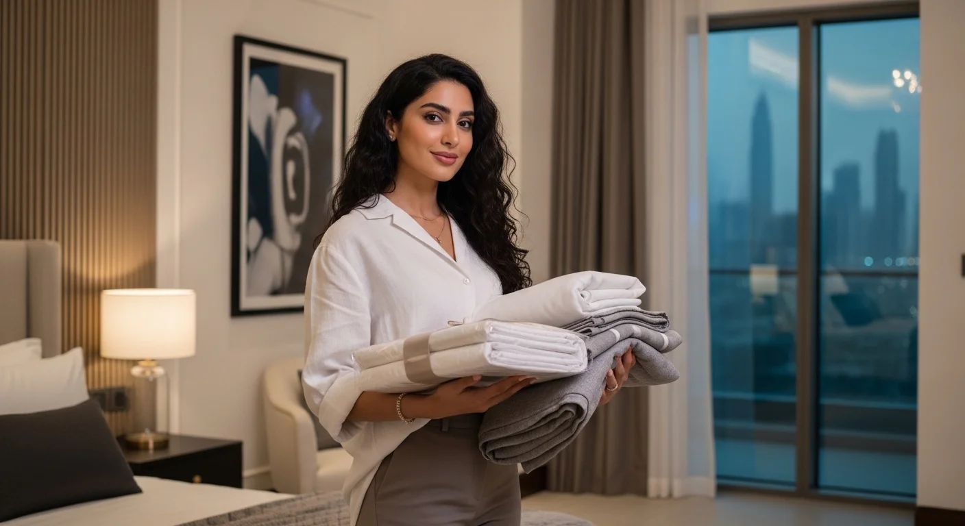 Laundrykhalas Resident of Doha relaxing at home instead of doing laundry