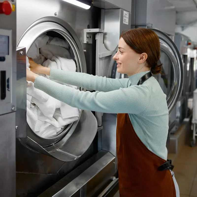 Laundrykhalas boutique clean and press service for suits in Qatar