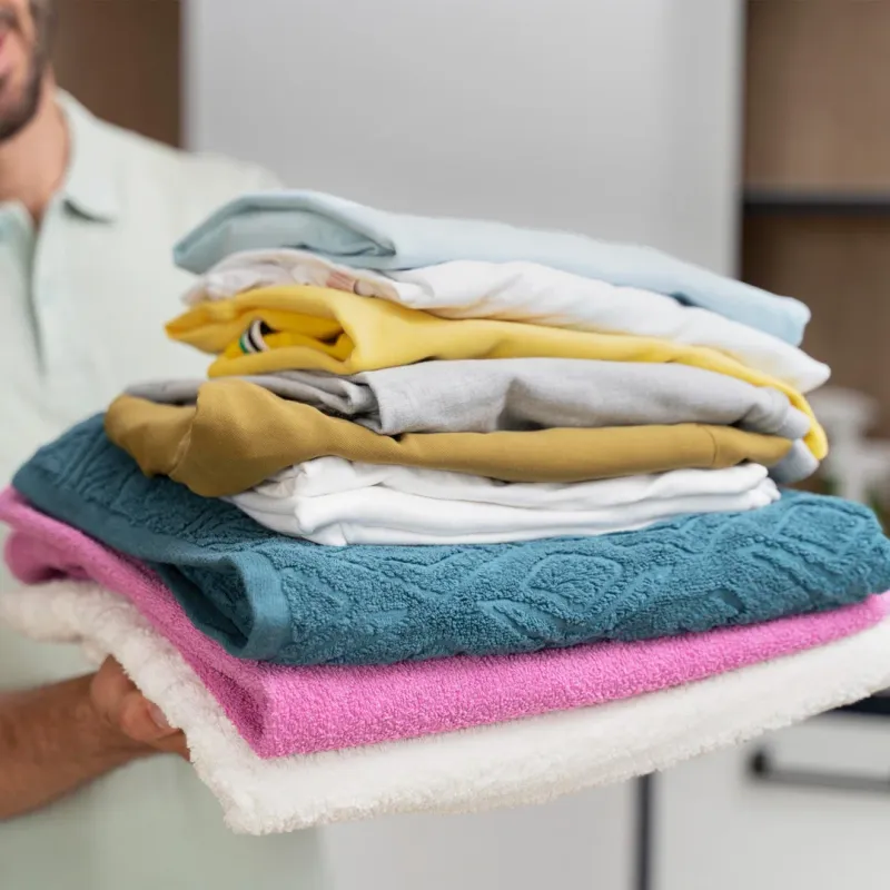 Laundrykhalas premium wash and fold laundry bag in Doha