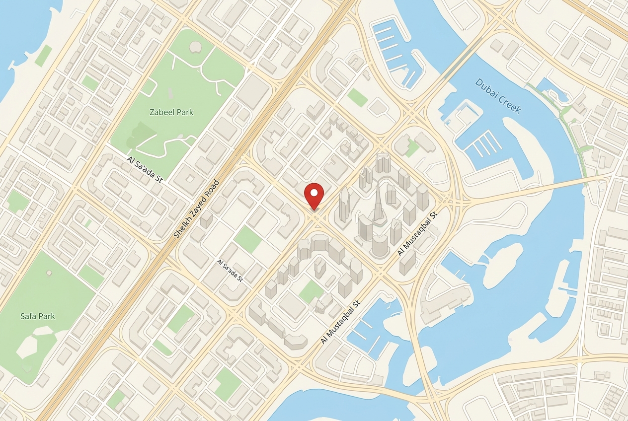 Doha Map Location Pin